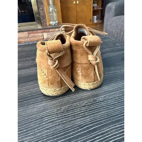 UGG Woodlyn Moccasin Chestnut Brown Ankle Boots Sz. 6 - Picture 10 of 11